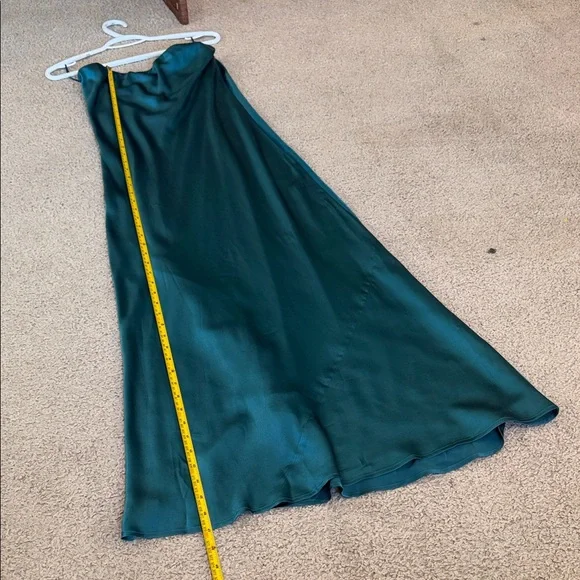 Reformation 💯 silk Teal Midi Dress - Picture 11 of 13